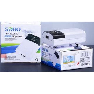  Sủi Oxy Tích Điện Siêu Êm SoBo SB168 1 Vòi Và SB268 2 Vòi Máy Sủi Oxy Cho Bể Cá Cảnh 