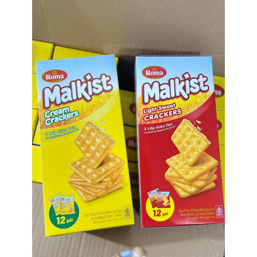 [ 3 loại ] Bánh Roma - Malkist Crackers