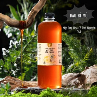 Mật Ong Hoa Cà Phê Lâm Đồng Thuận Thiên - Chai 1Lít - Không Đường Hóa Học, Không Chất Bảo Quản