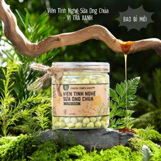 Viên Tinh Nghệ Sữa Ong Chúa vị trà xanh Thuận Thiên - Viên Mềm Tan Thơm Ngon - Hỗ Trợ Đau Bao Tử, Dạ Dày, Làm Đẹp Da