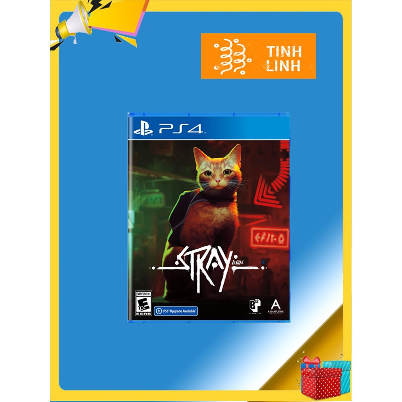 Đĩa Game PS4 Stray -  Cuộc phiêu lưu của chú mèo lạc trong thành phố robot