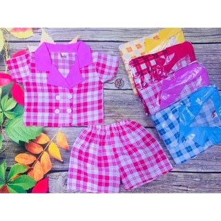 ( Họa tiết ngẫu nhiên) Bộ Lụa Tay Ngắn Bé (6-20kg)