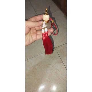 hồ lô treo xe phong thủy màu đỏ