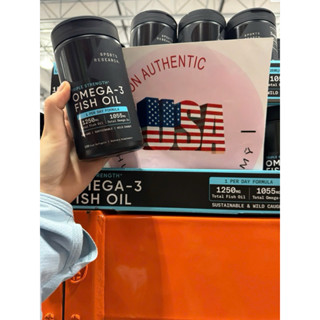 [ ĐỦ BILL STORE + AIR] Dầu cá SR Omega-3 Fish Oil Triple Strength của Mỹ _ Live tại Mỹ