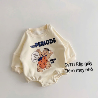 SS111_Rập giấy may body dài tay sơ sinh