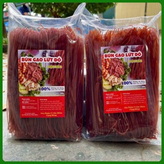 Bún gạo lứt đỏ Điện Biên thực dưỡng Eatclean đóng gói 500gr