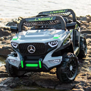 Xe ô tô điện trẻ em có bàn đạp chân ga điều khiển từ xa mã 2023 cho bé yêu_dsbabi