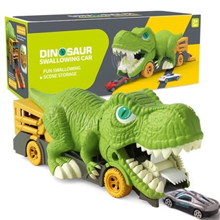 Đồ Chơi Khủng Long Nuốt Xe Ô Tô Siêu To Cho Bé, Bộ Xe Hơi Khung Long Bạo Chúa và 6 Ô Tô Cho Bé Vui Chơi