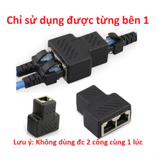  Đầu Nối Dây Mạng chia 1 ra 2 RJ45 
