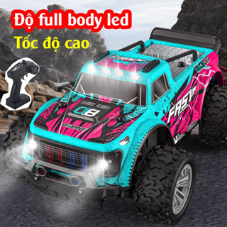 Xe bán tải điều khiển từ xa độ full led tốc độ cao 20km/h tỉ lệ 1:20 pin sạc