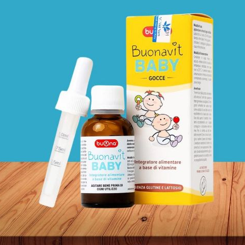 Buonavit Baby - Vitamin Tổng Hợp Nhỏ Giọt Giúp Bồi Bổ Cơ Thể, Tăng Hấp Thu Cho Trẻ - Lọ 20ml