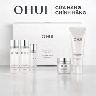Bộ sản phẩm dưỡng trắng da Ohui Extreme White Mini Kit 5 sản phẩm