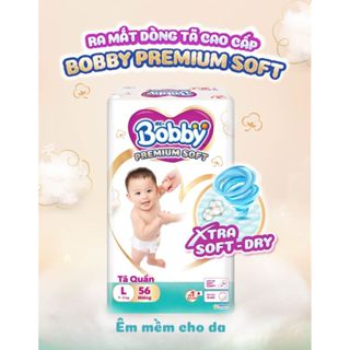 Bỉm Quần Bobby Premium Soft Chính Hãng Đủ Size M/L/XL/XXL Cho Bé | Applenguyen94