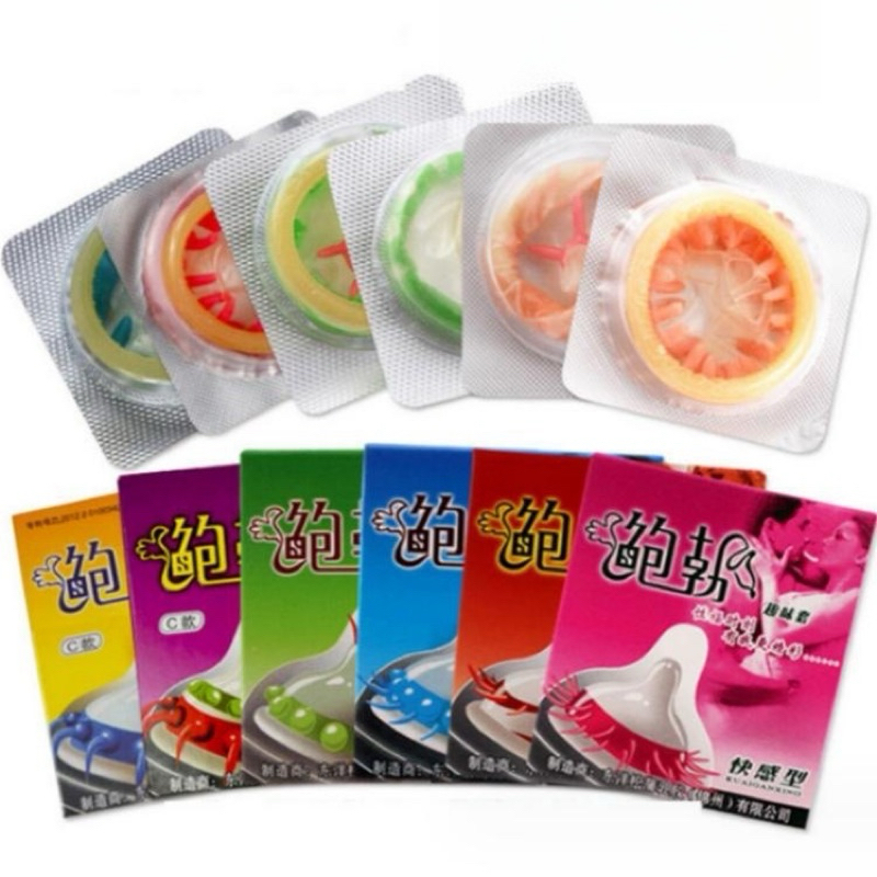 Bao Cao Su Gai Râu Runbo 6 Kiểu Khác Nhau Chạm Điểm G, Kích Thích Mọi Hướng, Kéo Dài Thời Gian, Nhiều Gel Trơn.
