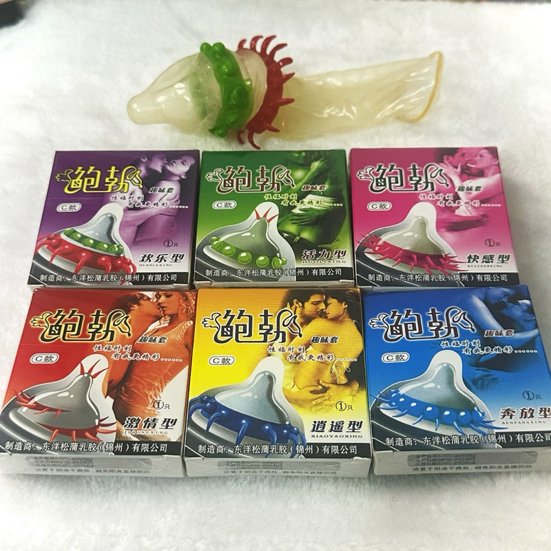 Bao Cao Su Gai Râu Runbo 6 Kiểu Khác Nhau Chạm Điểm G, Kích Thích Mọi Hướng, Kéo Dài Thời Gian, Nhiều Gel Trơn.