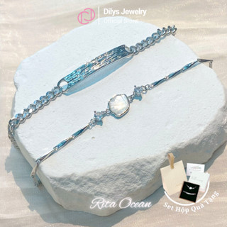 [Set Quà] Vòng Tay Cặp "Rita Ocean" Titan Không Gỉ Cao Cấp Cho Các Cặp Đôi Dễ Dùng - MF07