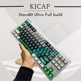 Bàn phím cơ Weikav Stars80 Ultra full build âm silent / creamy / clacky / marbly - 3 chế độ kết nối, VIA, khung nhôm CNC