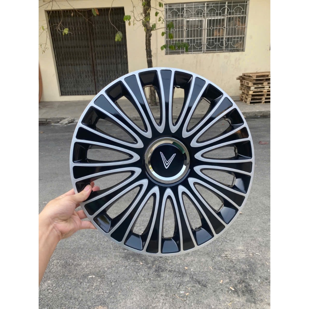 Bộ 4 ốp lazang VF3 và VF5s  lốp R16,  ốp mâm  sắt xe vf3 - VF5s ,  ốp Vf3 16 inch ốp mâm VF3 lazang 