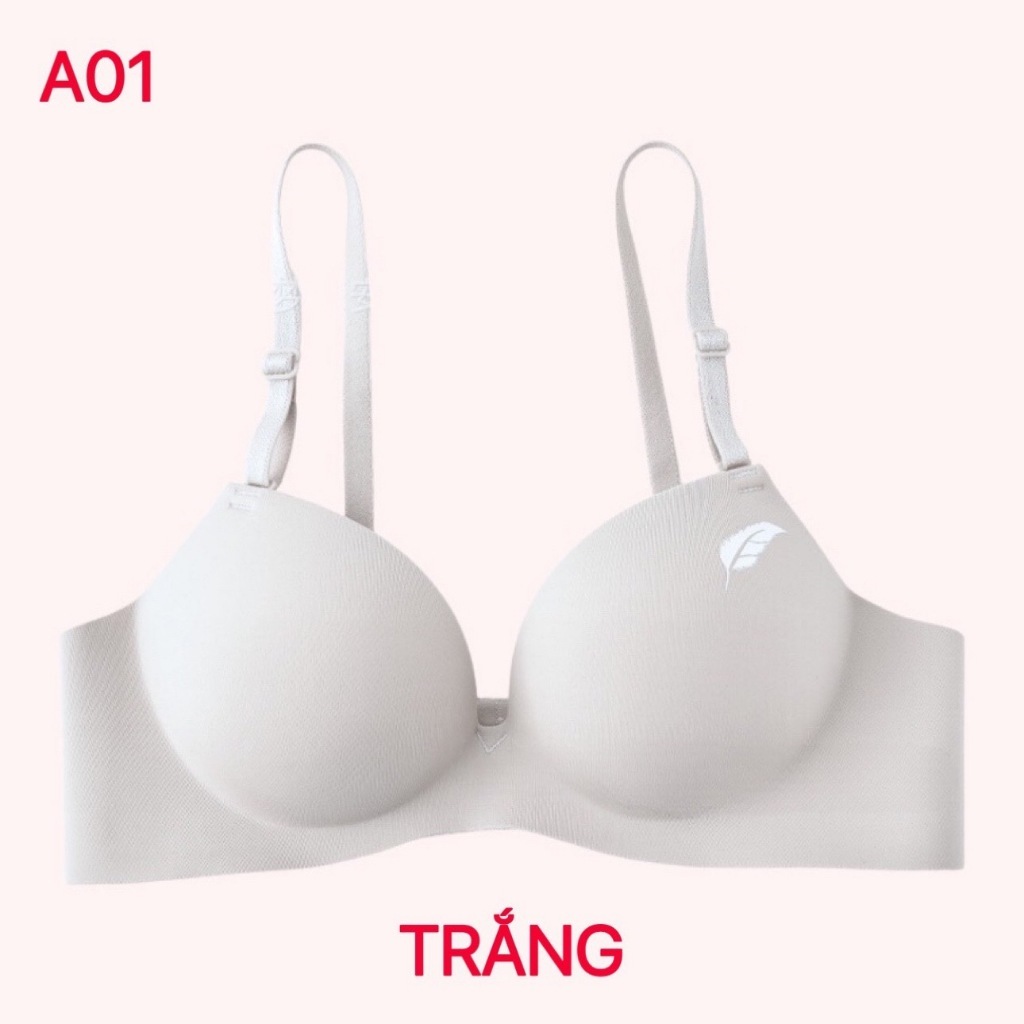 Áo lót nữ, áo ngực nữ su Lông Vũ, không gọng, đệm dày bàn tay nâng ngực chống xệ - CHILLHOUSE | BigBuy360 - bigbuy360.vn