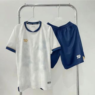  Quần Áo Đá Bóng  Đồ Đá Banh Nam Nữ BumBam Trắng Xanh Vải Thun Thái   Mè Thái - in Tên Theo Yêu Cầu 