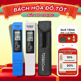 Bút đo TDS/EC 3 chế độ .Máy kiểm tra độ sạch nước sinh hoạt, máy lọc nước KANGAROO, KAROFI...