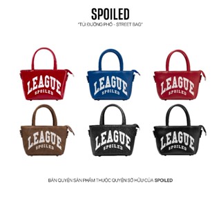 Túi đeo chéo Mini SPOILED League Da PU cao cấp / Đỏ, Xanh dương, đen, nâu
