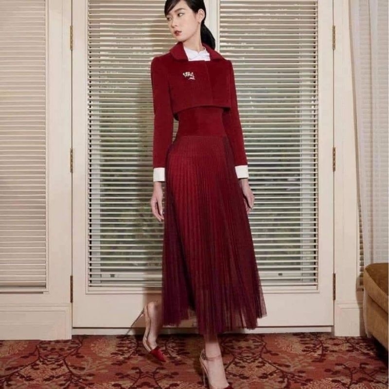 hết- thanh lý pass set váy dạ size M siêu đẹp Palido cover chuẩn Lobbster