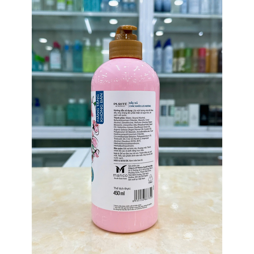 Dầu Xả Tóc Purite Provence Hương Anh Đào Và Hoa Hồng  Chính Hãng Công Ty 150ml~450ml | BigBuy360 - bigbuy360.vn