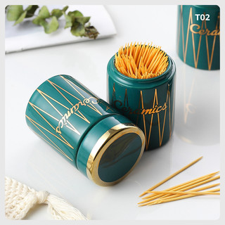 Hũ đựng tăm T02