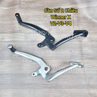 Cần Số WINNER X V2-V3-V4 2019->2024 2 Chiều Sơn Đen Xi Inox