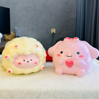  Cừu mây + kuromi sz bé đủ màu heo đất lợn đất - Chin decor 