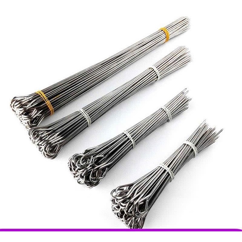 Xiên inox nướng thịt than hoa, khâu bụng vịt  đủ kích thước