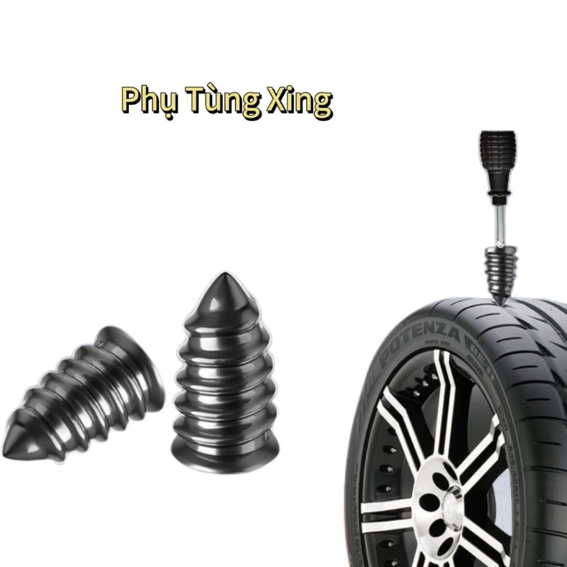 dụng cụ đinh vít vá lốp xe không săm khẩn cấp cho xe hơi ôtô xe tải xe máy xe điện,phụ tùng phụ kiện xe