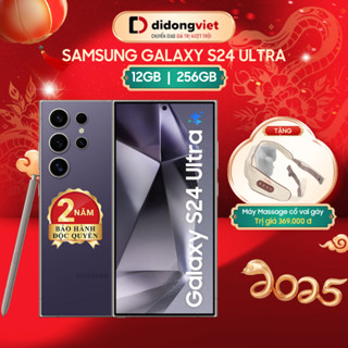 Điện thoại Samsung Galaxy S24 Ultra 5G 12GB/256GB - Bảo hành độc quyền Di Động Việt 02 năm