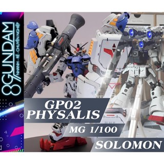   CÓ SẴN  Mô Hình Lắp Ráp MG 1 100 GP02 MLRS PHYSALIS Solomon  tặng kèm decal nước + LED  