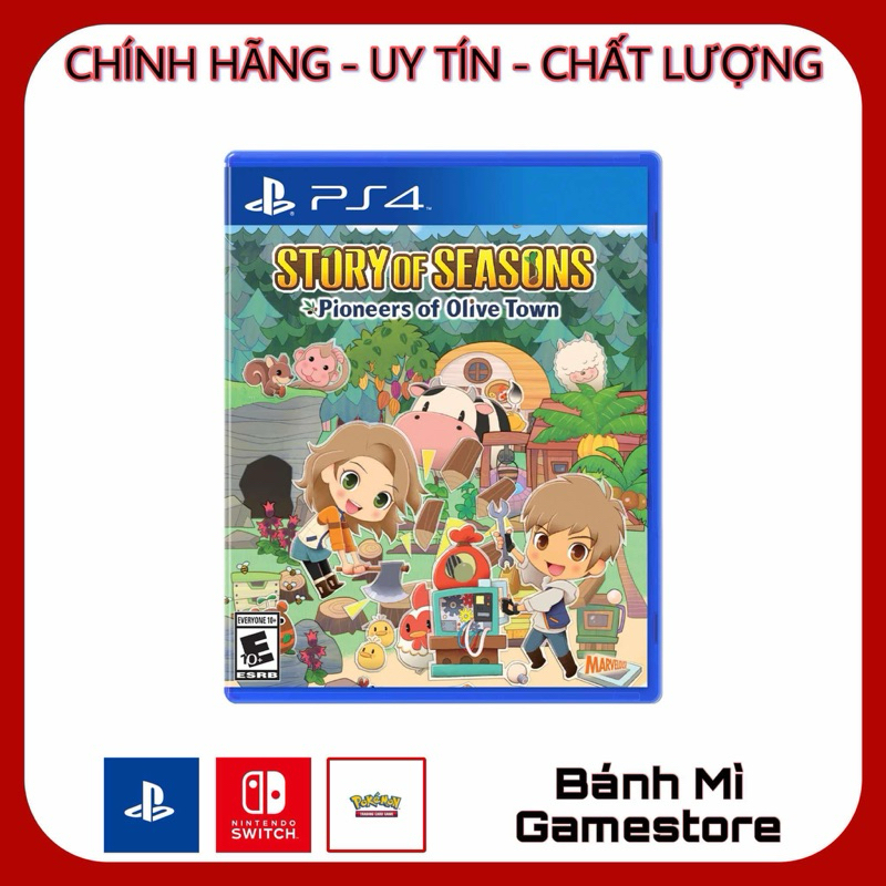Đĩa game PS4 Story of Seasons: Pioneers of Olive Town