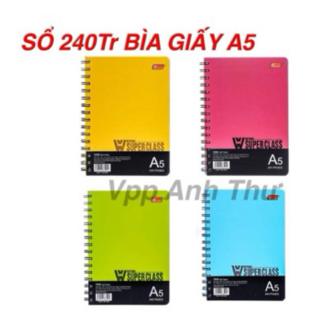 SỔ LÒ XO GRAND A5 ĐỦ LOẠI