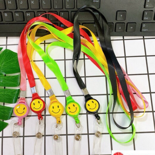 COMBO 2 DÂY ĐEO BẢNG TÊN LỤA RÚT MẶT CƯỜI