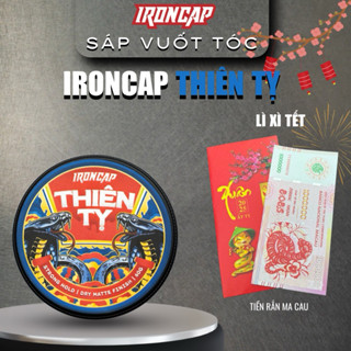 Sáp Vuốt Tóc Nam IRONCAP THIÊN TỴ - Sáp tạo kiểu tóc nam TẾT 2025 Claywax Ironcap
