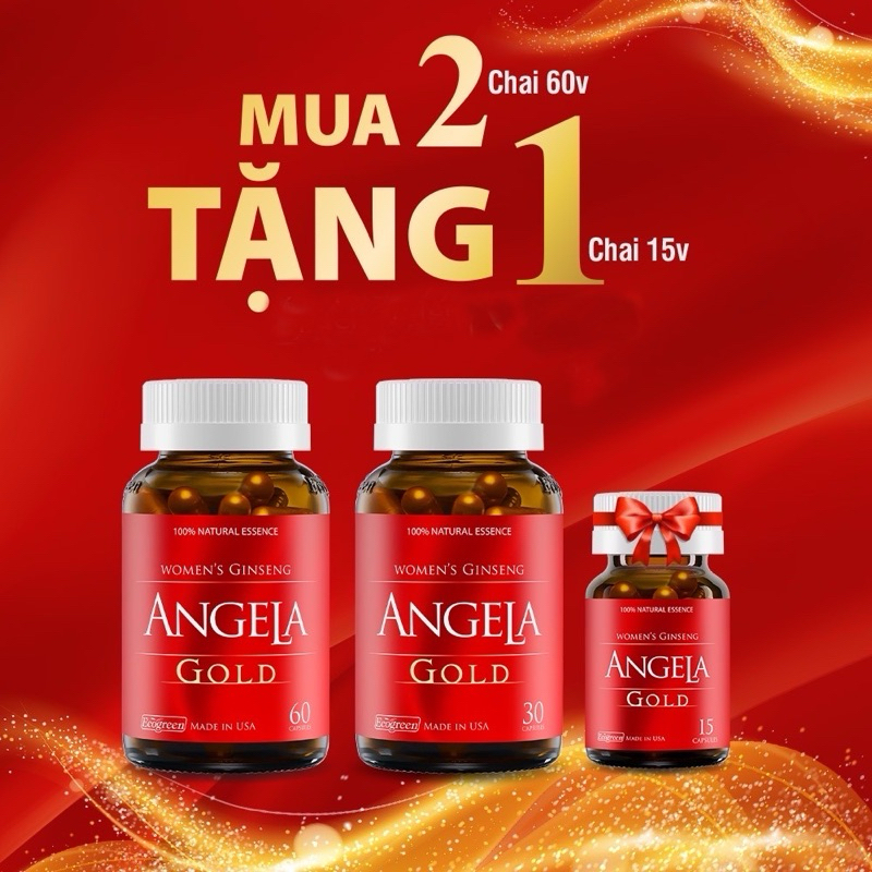 [Chính Hãng]Viên Uống Sâm Angela Gold (60 viên)