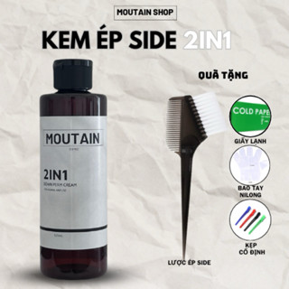 Kem Ép Side Tóc Nam Moutain 2IN1 200ml Moutain Shop - Combo Ép Side Tại Nhà