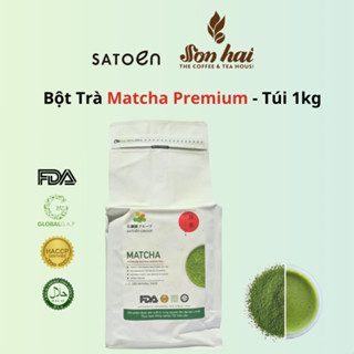 Trà xanh Matcha Satoen Premium, Vụ Xuân - Túi 1kg