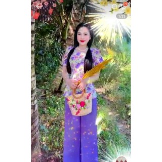 Bộ lụa đẹp chốt live