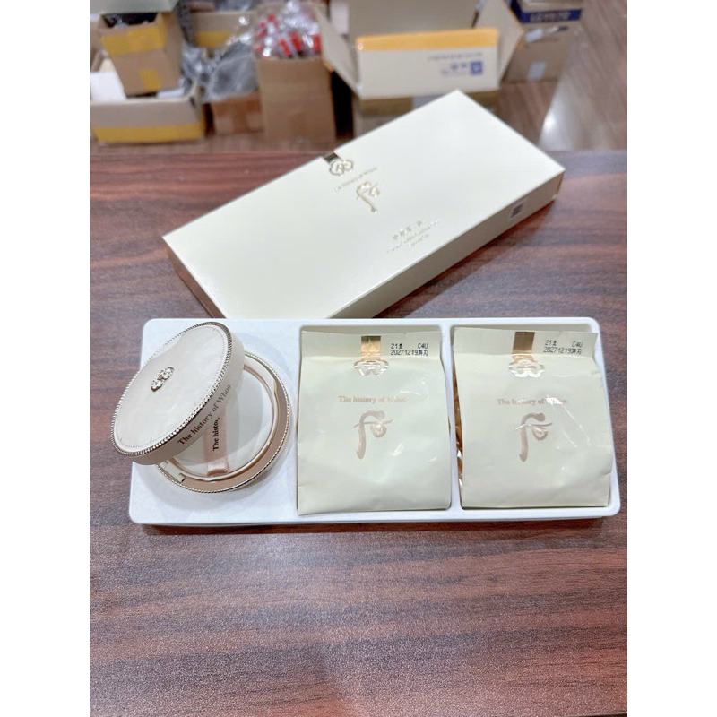 S ÉT PHẤN NƯỚC WHOO VÀNG  Cushion Whoo Luxury Gold