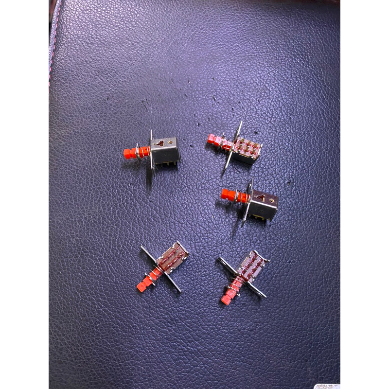 Bộ công tắc 6 chân ấn nhả (10 chiếc)