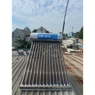  MÁY NÓNG NĂNG LƯỢNG MẶT TRỜI BÌNH MINH   máy 12 ống  130l  chỉ giao nội thành cá tỉnh lân cận 