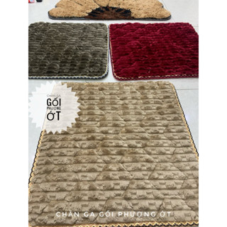  Thảm ghế  bệt ngồi  Đệm ngồi ,thảm nỉ Nhung 55*55cm 