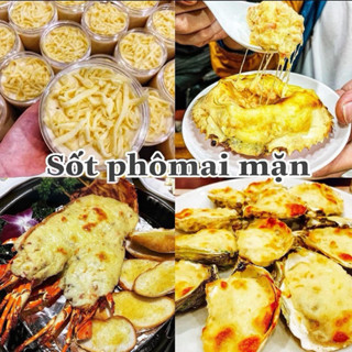  Sốt phô mai mặn nướng thủy hải sản hũ 450gram  hàu tôm bánh mì mặn...  CHỈ GIAO HOẢ TỐC 
