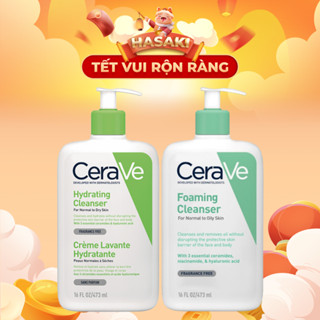Sữa Rửa Mặt Cerave Sạch Sâu Cho Da Thường Đến Da Dầu, Da Khô Hasaki Sản Phẩm Chính Hãng