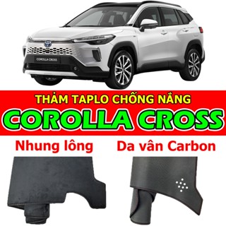 Thảm Taplo TOYOTA COROLLA CROSS bằng Nhung lông, Da vân Carbon, Da vân Gỗ 2020 2021 2022 2023 2024 2025 2026 2027+